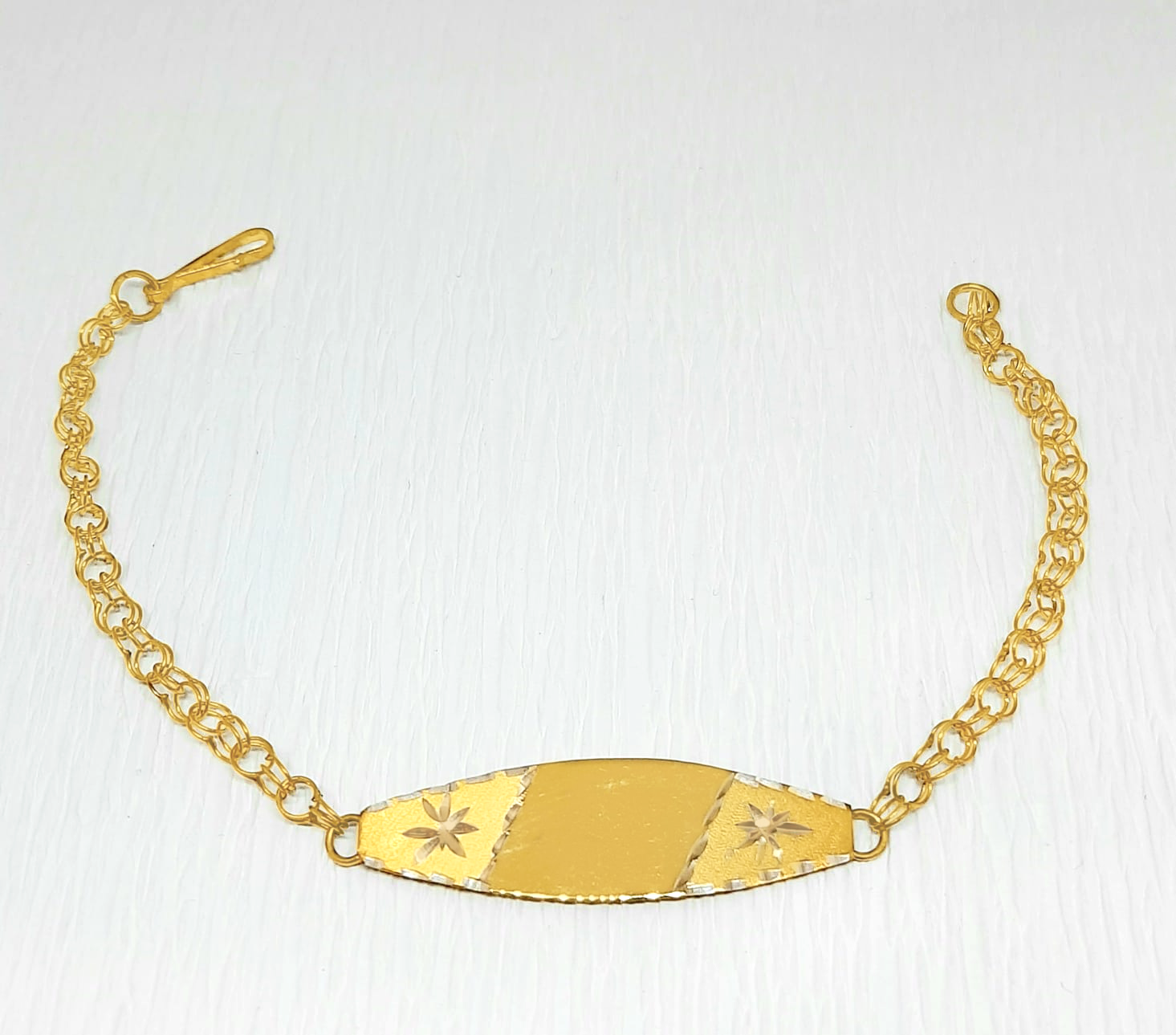 Gold Ladie ID Band
